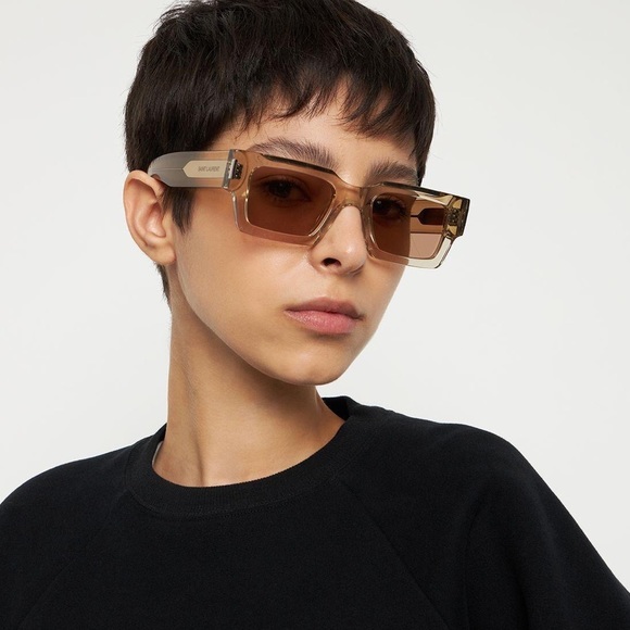 NEW SAINT LAURENT SQUARE UNISEX SL572 006 SUNGLASSES SL 572 - Picture 5 of 12